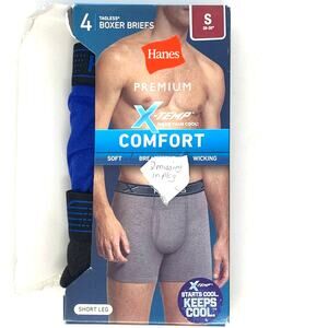 Hanes Men's Premium X-Temp Tagless Boxer Briefs Size Small 28-30"